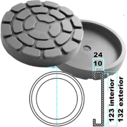 TACO BORRACHA PARA ELEVADOR RAVAGLIOLI TOOLHUB