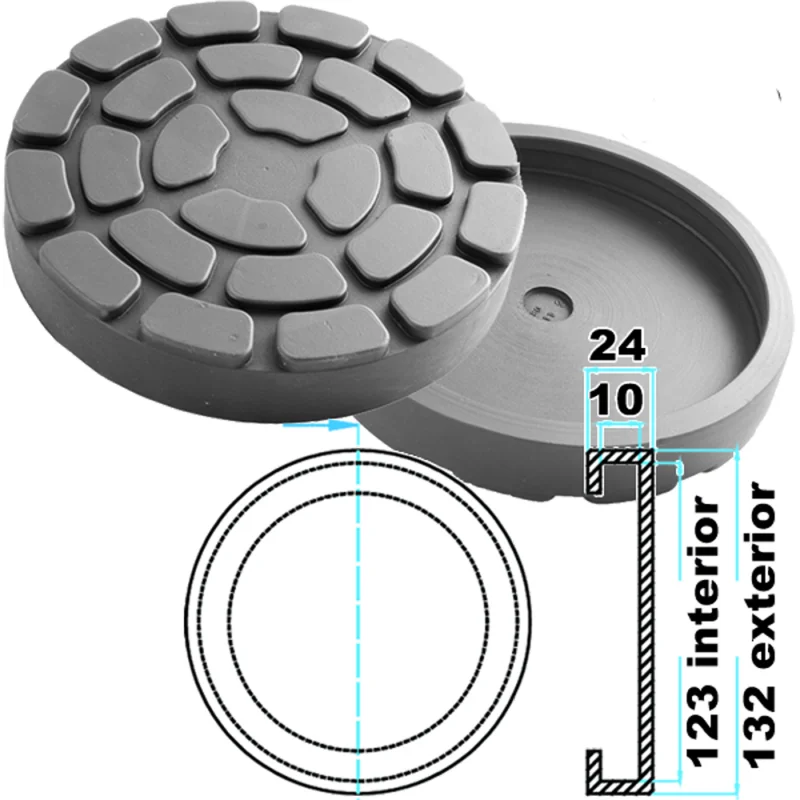 TACO BORRACHA PARA ELEVADOR RAVAGLIOLI TOOLHUB
