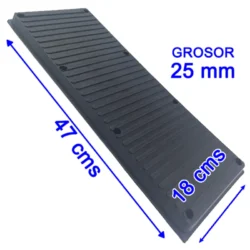 TACO BORRACHA GRANDE P/ ELEVADOR RECTANGULAR 47 X 18CM TOOLHUB