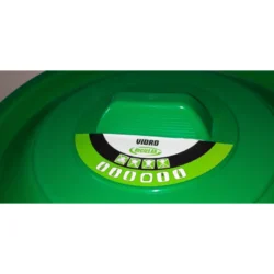 BALDE LIXO VERDE 45L C/TAMPA (ECOPONTO) MADER