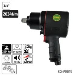 Pistola de Impacto 3/4" Composite JBM 2034Nm 5500rpm