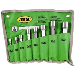 KIT DE 8 CHAVES DE TUBO JBM