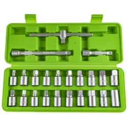 JOGO DE CHAVES PARA BUJÕES CÁRTER 23PCS JBM