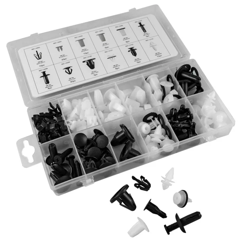 SORTIDO DE CLIPS PARA MITSUBISHI 132 PCS JBM