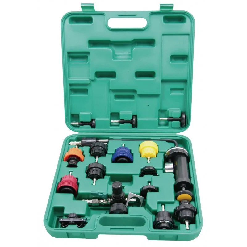 KIT TESTE DE PRESSÃO P/ RADIADORES C/ 17 PEÇAS JONNESWAY