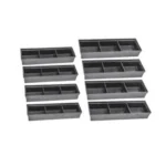 CONJUNTO 8 CAIXAS PLÁSTICAS PARA GAVETAS JONNESWAY