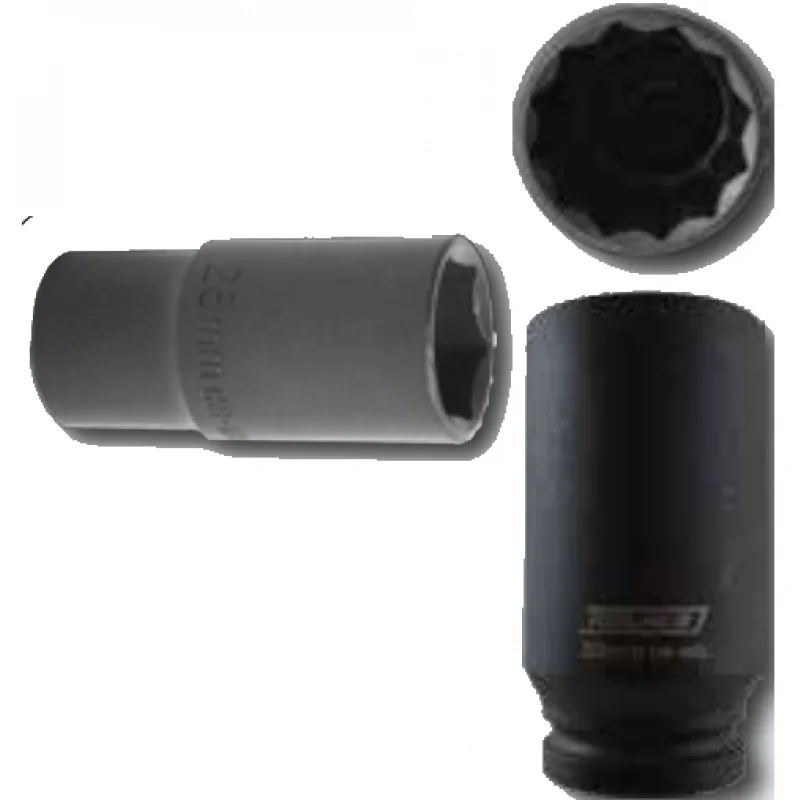 CHAVES LONGAS DE IMPACTO 1/2” PARA CUBOS TOOLHUB