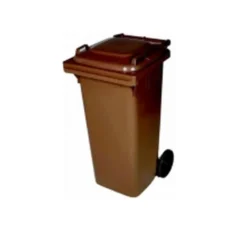 CONTENTOR LIXO CASTANHO 80 LT