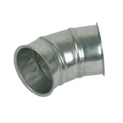 CURVA 45 ° CRAVADO EM AMBOS OS LADOS Ø 80MM HOLZSTAR