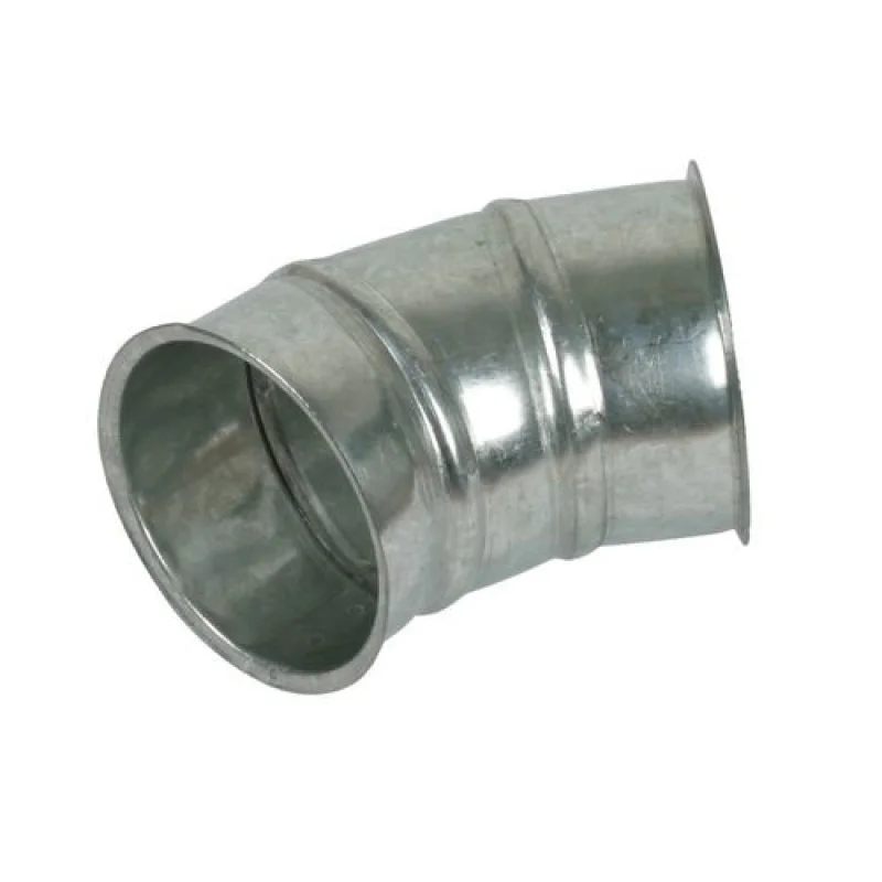 CURVA 45 ° CRAVADO EM AMBOS OS LADOS Ø 80MM HOLZSTAR