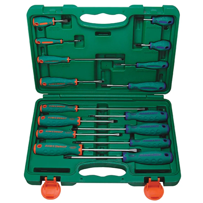 JOGO DE 16 CHAVES FENDA/ PHILLIPS  JONNESWAY