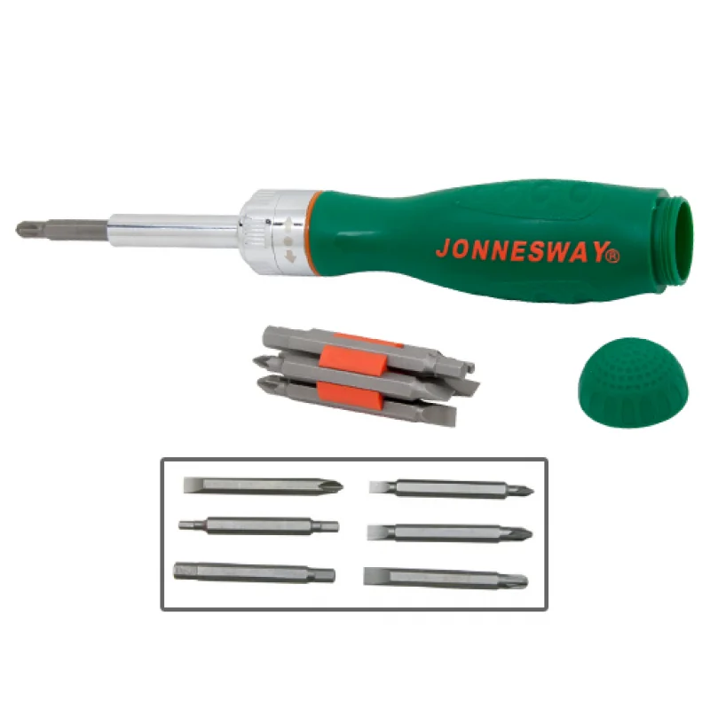 JOGO DE BITS LONGOS E PORTA BITS JONNESWAY