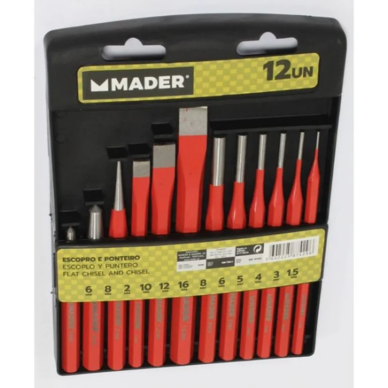 ESCOPRO E PONTEIRO 12PC MADER