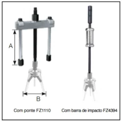 EXTRACTOR DE CAMISAS INTERIORES E EXTERIORES FORZA