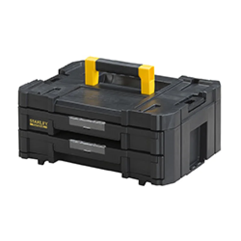 CAIXA DUPLA TSTAK IV COM COMPARTIMENTOS MODULARES STANLEY