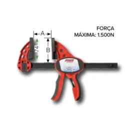 GRAMPO DE ACÇÃO RÁPIDA 150x80 FORZA