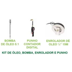KIT DE ÓLEO BOMBA+ ENROLADOR +PUNHO  ECF