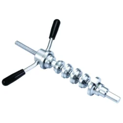 DISPOSITIVO DE INSTALAÇÃO DAS CAIXAS DOS ROLAMENTOS CÓNICOS NA COLUNA DE DIREÇÃO