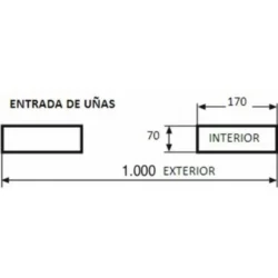 PÁ PARA RETIRAR NEVE E PRODUTOS A GRANEL P/ EMPILHADOR