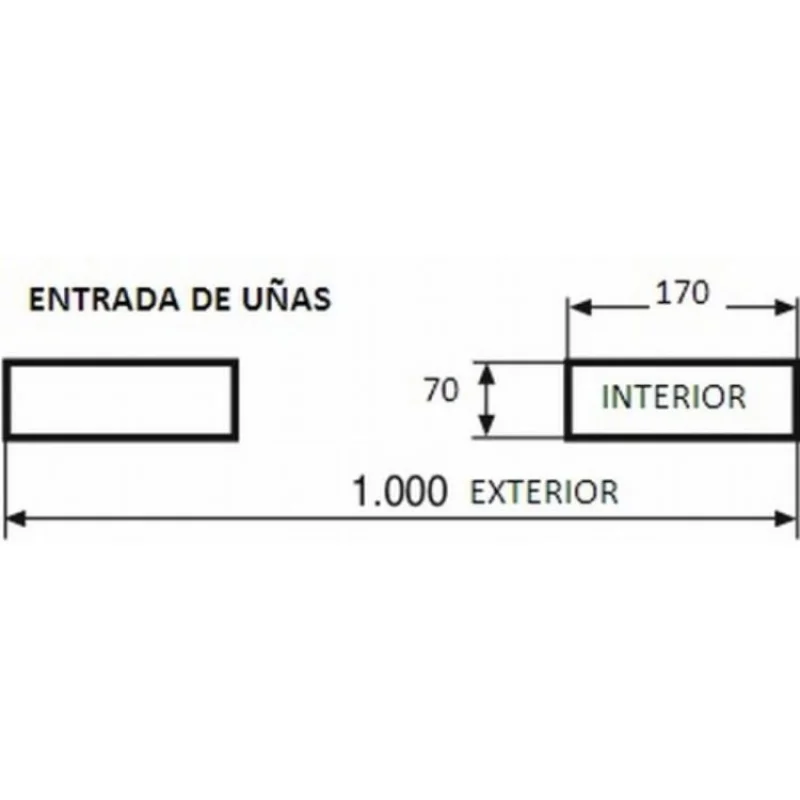 PÁ PARA RETIRAR NEVE E PRODUTOS A GRANEL P/ EMPILHADOR