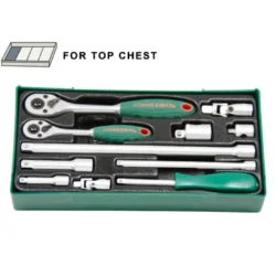 JOGO DE CHAVES DE CAIXA DE 1/4” E 3/8“ JONNESWAY