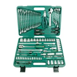 Jogo de 101 peças de ferramenta 1/2” e 1/4” JONNESWAY com mala