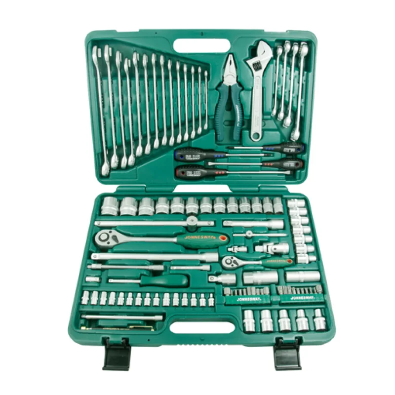 Jogo de 101 peças de ferramenta 1/2” e 1/4” JONNESWAY com mala