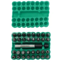 JOGO DE PORTA BITS 1/4” COM 33 PEÇAS JONNESWAY