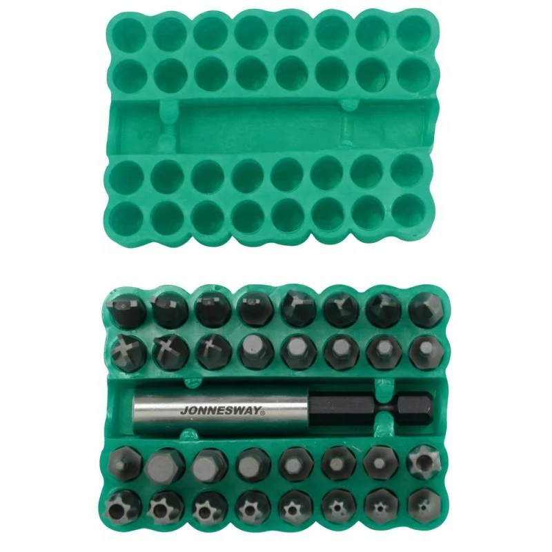 JOGO DE PORTA BITS 1/4” COM 33 PEÇAS JONNESWAY