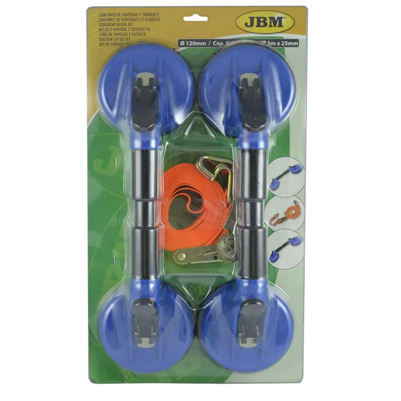 JOGO DE VENTOSAS E TORNIQUETE 5M X 25MM JBM