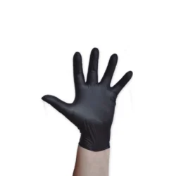 LUVAS PRETAS DESCARTÁVEIS DE NITRILO T:M 5MIL JBM