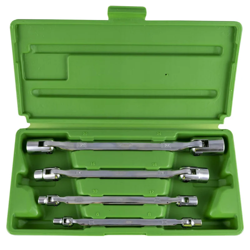 CAIXA DE FERRAMENTAS 4 CHAVES ARTICULADAS TORX JBM