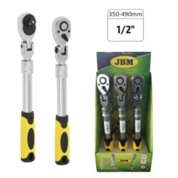 ROQUETE ARTICULADA EXTENSÍVEL DE 1/2” 72 DENTES JBM