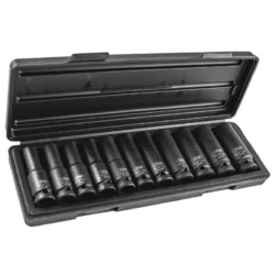 SET DE 11 CHAVES DE IMPACTO 12 FACES 1/2" JBM