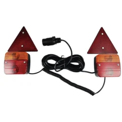 KIT MAGNÉTICO COM 2 FAROLINS + 2 TRIÂNGULOS REFLECTORES JBM