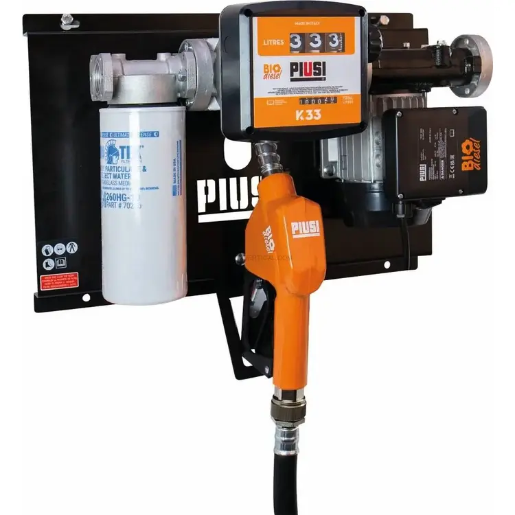 Bomba de Gasóleo Mural PIUSI 230V 72 L/Min para Biodiesel B100