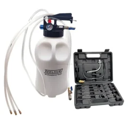 Bomba Pneumática para Extrair e Fornecer Óleo ATF TOOLHUB 10L C/ 15 Adaptadores