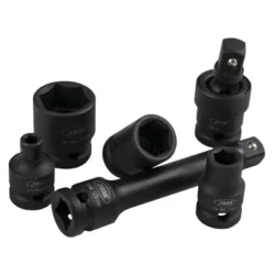 SET 13 CHAVES DE IMPACTO DE 1/2" HEXAGONAIS + ADAPTADOR JBM