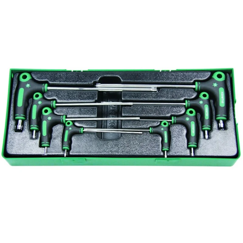 JOGO DE 8 CHAVES TORX DUPLAS DE PUNHO JONNESWAY