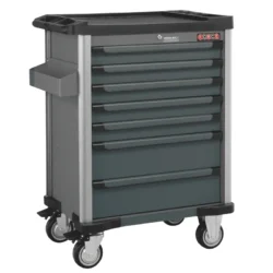 CARRO DE FERRAMENTAS COM 198 PEÇAS CINZA