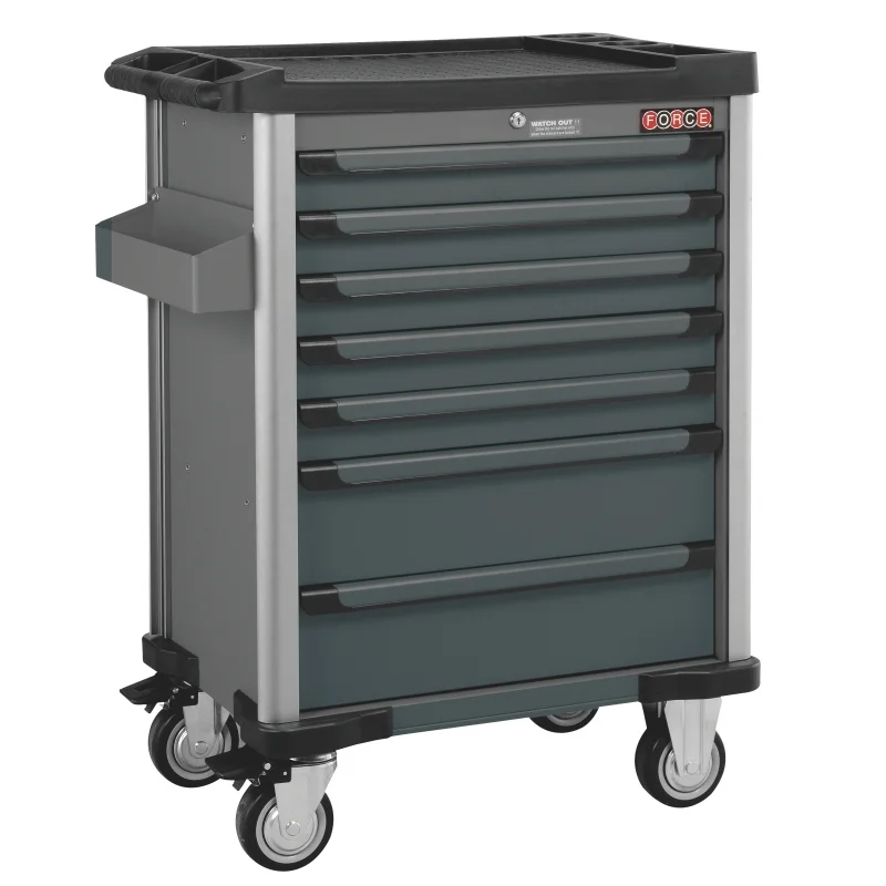 CARRO DE FERRAMENTAS COM 198 PEÇAS CINZA