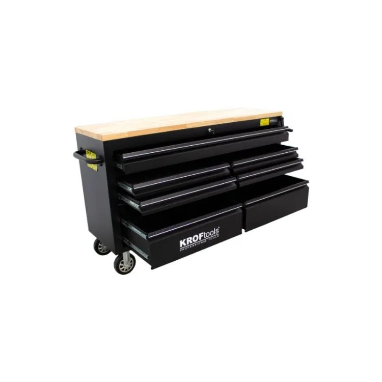 CARRO DE TRABALHO 61 POLEGADAS COM 9 GAVETAS KROFTOOLS