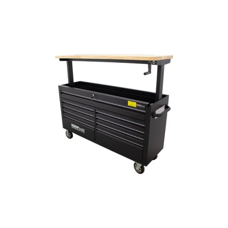 CARRO DE TRABALHO 61 POLEGADAS COM 9 GAVETAS KROFTOOLS