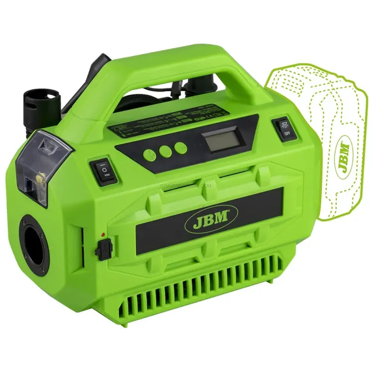 Compressor de Ar sem Fios JBM 20V/12V 160 PSI Compressor de Ar sem Fios JBM 20V/12V 160 PSI