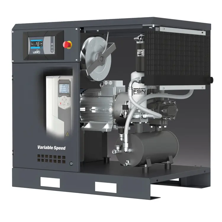 Compressor de Parafuso AIRCRAFT A-K-MAX 90-08 VS 400V 7.5bar 15900 l/min