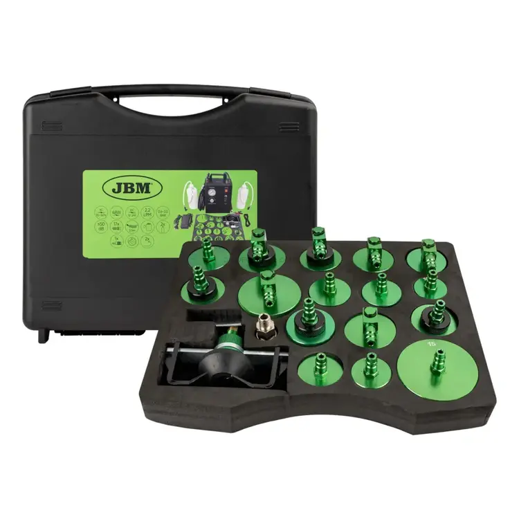 Conjunto de Adaptadores para Sangradores de Travões JBM 18 Adaptadores 0,6-3,0 BAR