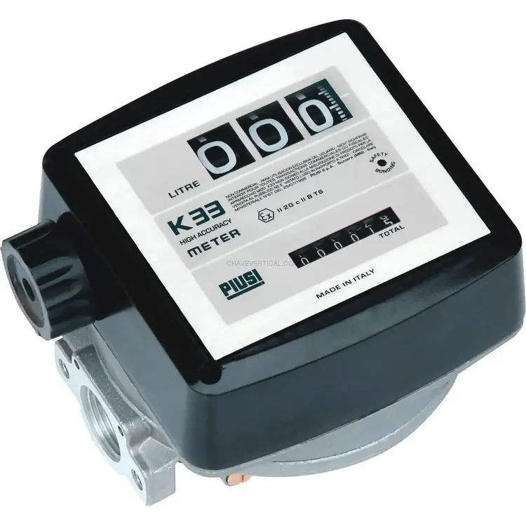 Contador Mecânico para Gasolina PIUSI 1" ATEX 20-120 L/MIN