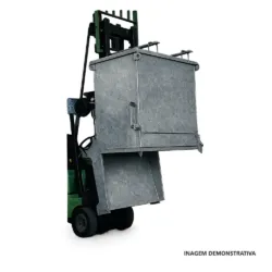 CONTENTOR GALVANIZADO CHAPA DESCARGA INFERIOR ND