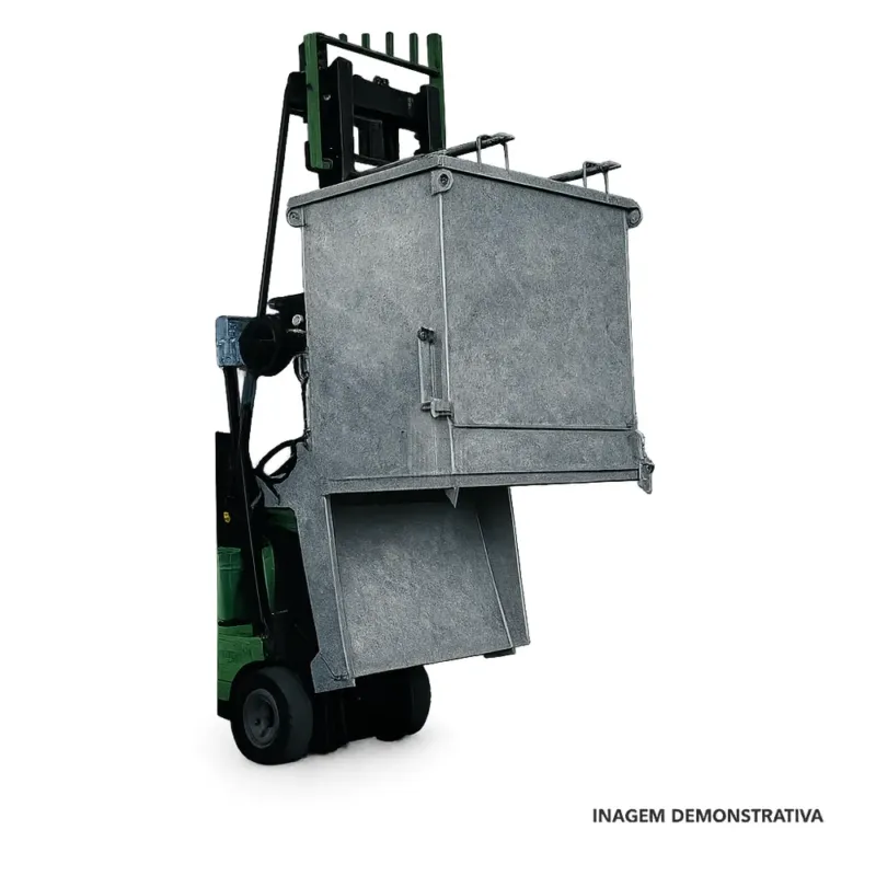 CONTENTOR GALVANIZADO CHAPA DESCARGA INFERIOR ND CONTENTOR GALVANIZADO CHAPA DESCARGA INFERIOR ND