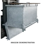 CONTENTOR GALVANIZADO DE DESCARGA INFERIOR 500LT